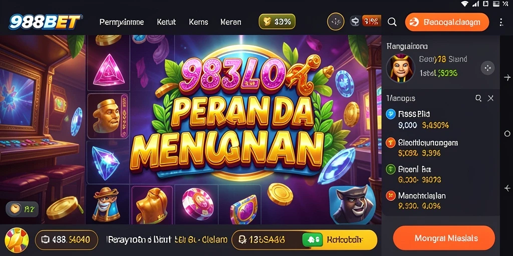 Tampilan gameplay menarik dan interaktif dari slot 988BET.