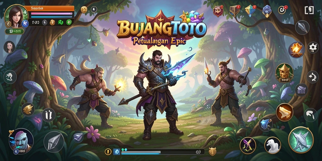 Tangkapan layar menunjukkan pertempuran seru dalam game ARPG.