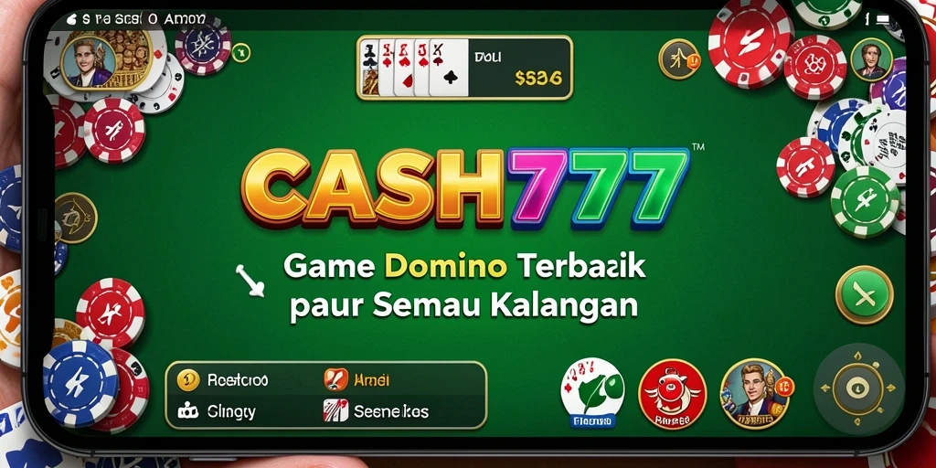 Tangkapan layar utama gameplay <strong>CASH777</strong> yang menampilkan aksi domino yang seru.