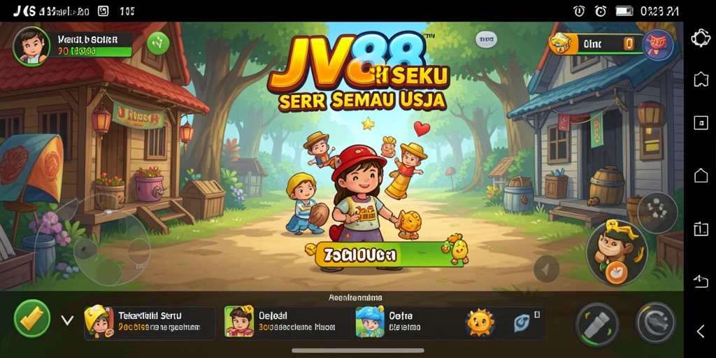Screenshot gameplay JV88 menampilkan tantangan teka-teki yang menarik.