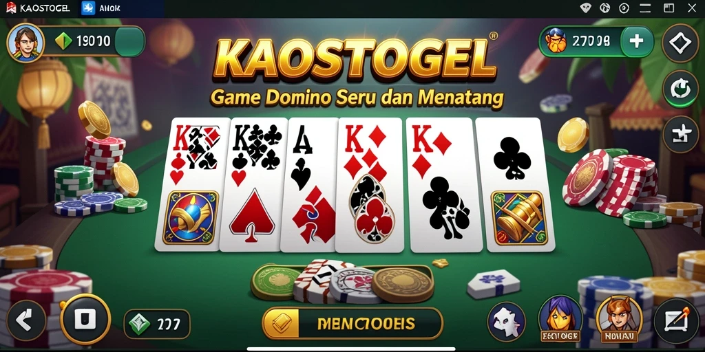 Tampilan gameplay seru di KAOSTOGEL dengan grafik menarik.