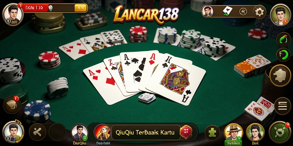 Tampilan gameplay QiuQiu yang menarik dan interaktif.