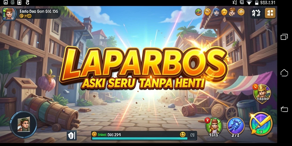 Screenshot LAPARBOS menampilkan aksi mendebarkan gameplay.