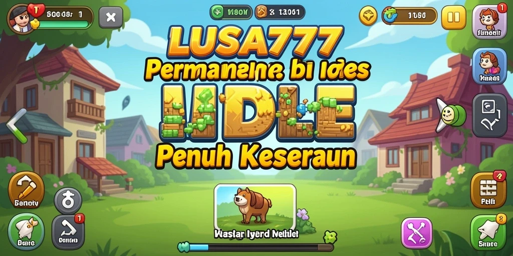 Screenshot gameplay LUSA777 memperlihatkan karakter yang sedang bertarung dengan efek menarik.