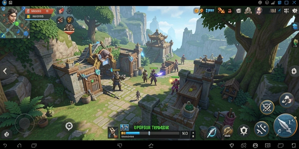 Screenshot MPOID menampilkan aksi strategis yang mendebarkan di dalam game.