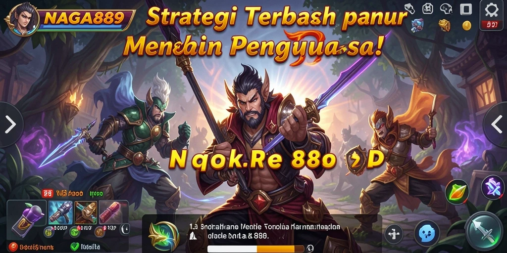 Tangkapan layar gameplay NAGA889 dengan strategi pertempuran yang mendebarkan.