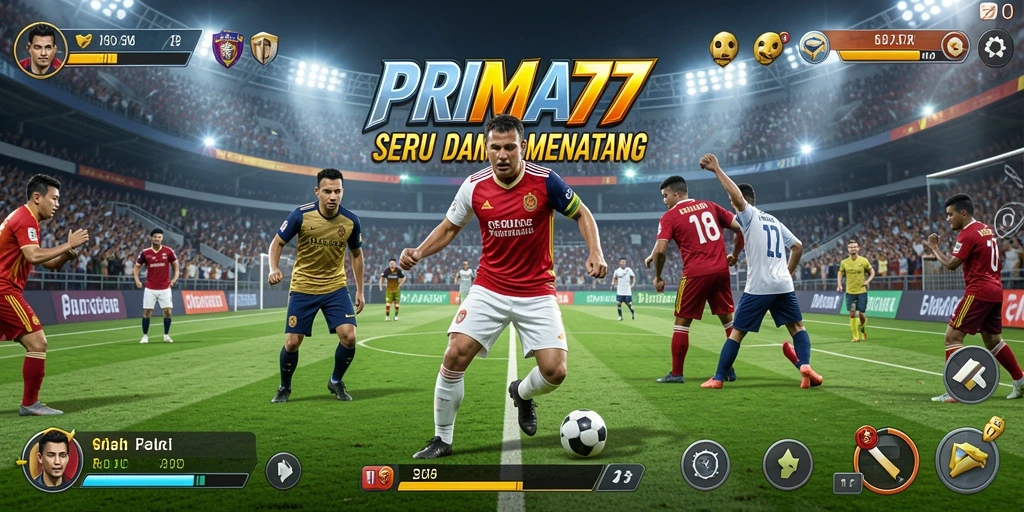 Tangkapan layar dari gameplay <strong>PRIMA77</strong> yang menunjukkan aksi olahraga seru.