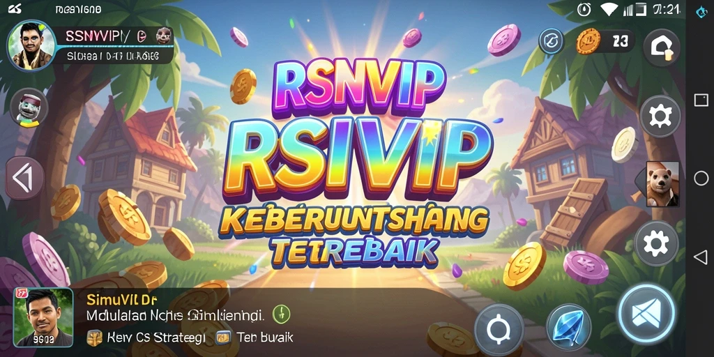 Screenshot gameplay RSNVIP menunjukkan keseruan dalam simulasi strategi.