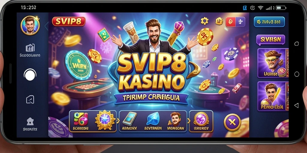 Screenshot gameplay SVIP8 menampilkan antarmuka menarik dan permainan yang mengasyikkan.