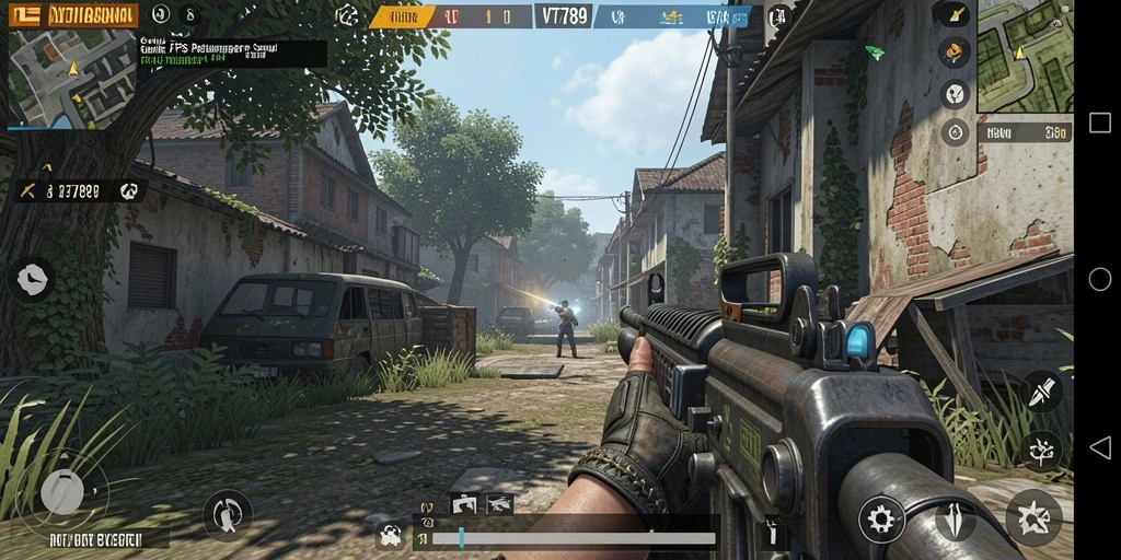 Tampilan menarik dari gameplay FPS VT789 dengan aksi seru.