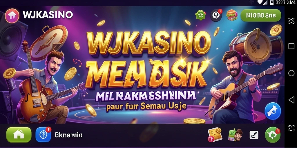 Tampilan gameplay menarik WJKASINO dengan alunan musik.